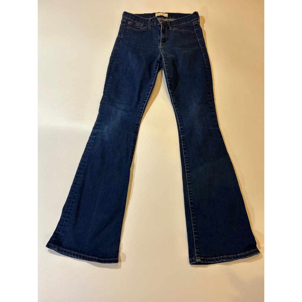 Gap Jeans Women's 4 Short Blue Stretch Baby Boot Rinse Denim